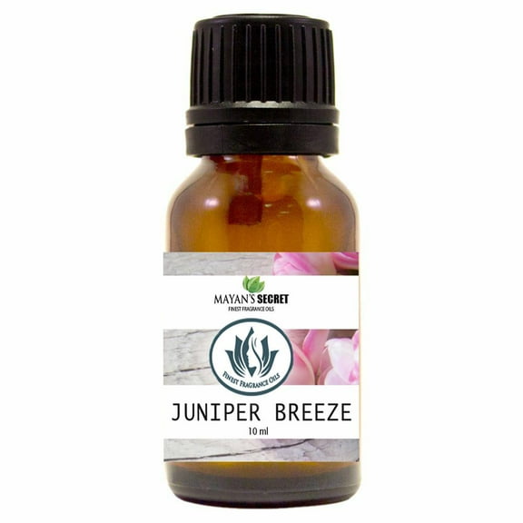 Mayan's Secret Juniper Breeze Fragrance Oil 10 mL for Diffuser, Soap & DIY Use