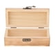 thumbnail image 4 of Joyero de madera con cerradura, soporte para anillos, estuche para baratijas, regalo S S, 4 of 7