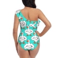 thumbnail image 5 of Honeii Strong Goose for women's one-piece swimsuit featuring a chic one-shoulder design experience elegance and style in the water-XX-Large, 5 of 6