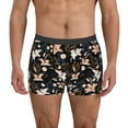 thumbnail image 7 of Disketp Lilies Flowers Men's Boxer Briefs,Soft and Breathable Cotton Underwear with ComfortFlex Waistband, 7 of 7