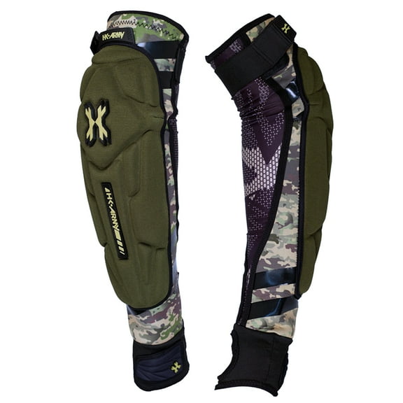 hk army crash arm pads - elbow - hstl camo - large