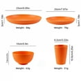 thumbnail image 4 of 4PC/Set Wheat Straw Cup Multi-Functional Cola Coffee Plastic Cup Drinking Cup Kids Cups Reusable Portable Tea Cups Gifts, 4 of 9