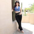 thumbnail image 3 of Pantalón Boot Cut Mujer Tiro Alto Gabardina Negra, 3 of 5