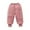 Pink4, variant on MeetoTime Toddler Girls Winter Cotton Pants Baby Elastic Waist Solid Color Cinch Bottom Sweatpants Suitable for 1-7 Years