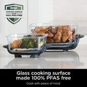 Ninja Crispi Glass Air Fryer 4-Qt, 3-in-1, Air Fry Recrisp, Portable, Dishwasher Safe, FN100ND Blue