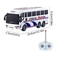 thumbnail image 3 of Pyaiiner 4-Channel Remote Control Bus Toy with RGB Lights Realistic Tourist Bus Model for Collectors, 3 of 6