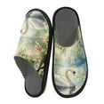 thumbnail image 2 of Plush rubber slippers soft gauze slippers with waterproof and wear -resistant shoes A White Swan, 2 of 8