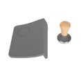thumbnail image 4 of Coffee Tamp Mat, Integrated Silicone Coffee 90 Degree Corner Tampering Mat With Tamper For Home Kitchen Office Coffee Shop, 4 of 8