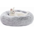 thumbnail image 1 of Calming Donut Dog Bed es Round Fluffy for Large Dogs -Anxiety Plush Machine Washable ( Large), 1 of 8