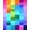 Multicolor Rainbow, Pattern 9, variant on ODIKA 8'x10' Washable Area Rug Durable, Non-Slip Colorful Checkered Rainbow Checkerboard Grid With Bold Groovy Aesthetic for Living Room, Under Sectional, Family