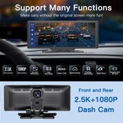 CARabc 9.3 Inch Carplay Screen for Car Stereo with Android Auto, GPS Navigation, Bluetooth