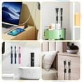 thumbnail image 5 of Qianfeng Adhesive Silicone Pencil Holder Marker Holder for Desk, 20 Pack, 3 Colors Available, 5 of 7