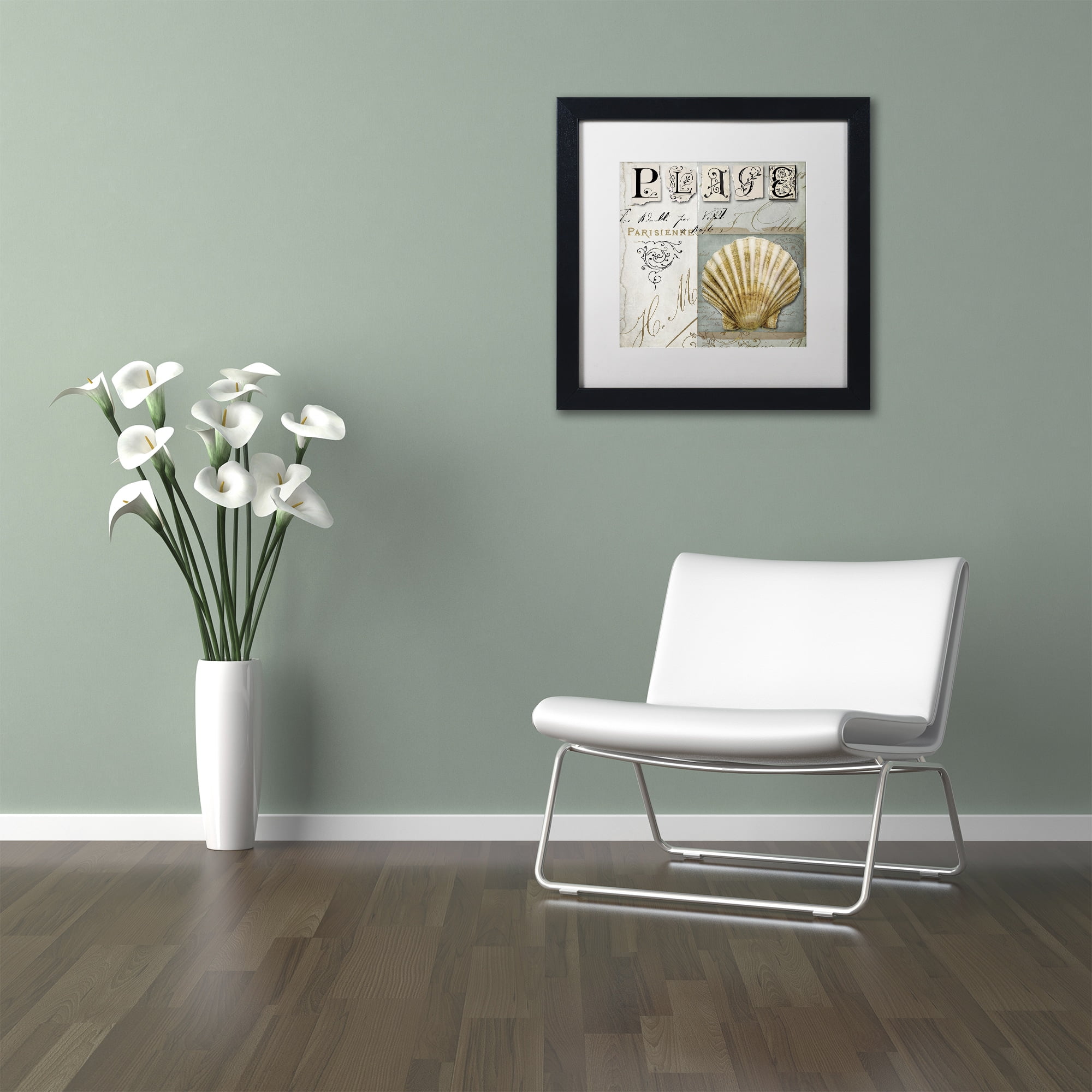 "Beach Book I" Canvas Art by Color Bakery, White Matte, Black Frame