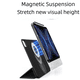 thumbnail image 3 of Adecuado para Apple iPad 10, funda protectora para tableta Pro12.9, soporte plegable anticaída, riel deslizante de suspensión magnética de 9 pulgadas, 3 of 4