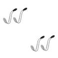 thumbnail image 1 of Scienceny 1 par de perchas para asiento trasero, diseño semiabierto, reposacabezas, gancho para cartera, capacidad de carga máxima de 30 kg, Blanco 2piezas, 1 of 6