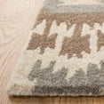 thumbnail image 4 of SAFAVIEH Wyndham Skylar Geometric Wool Area Rug, Natural/Multi, 2'6" x 4', 4 of 12