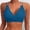 Blue, variant on Fringed Bikini Bra Set Suspender Top For Dance And Performance Team Green,S