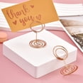 thumbnail image 4 of Lubelski 10Pcs Memo Holders Compact Geometric Round Small Size Table Card Holders Home Supply, 4 of 8