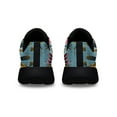 thumbnail image 4 of WeStVirginia Cardinal and Rhododendron Flower Shoes Sneakers Black Size 10.5, 4 of 7