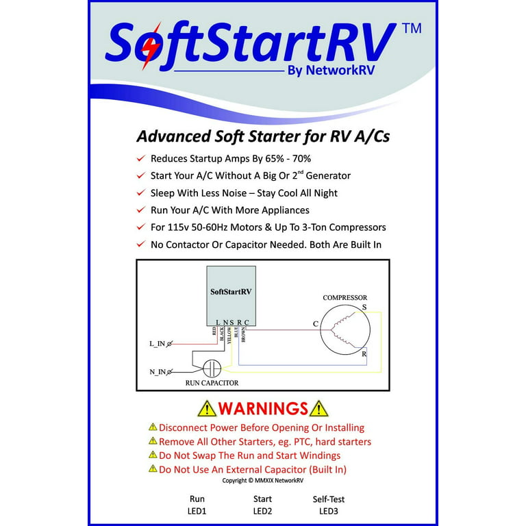  SoftStartRV Soft Start for RV Air Conditioner, RV AC