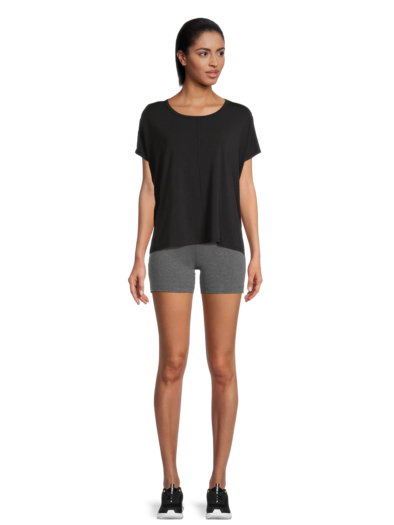 Athletic Works Women's Dri More Bike Shorts, 5" Inseam, Sizes XS-XXXL