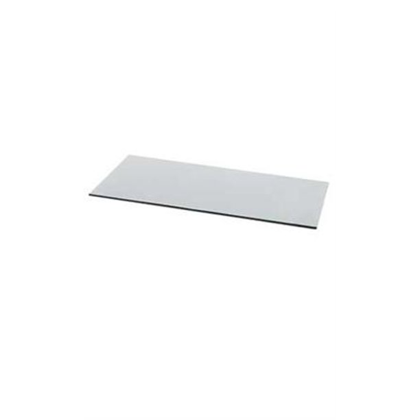 Tempered Glass Shelf 10"W x 24"L x 3/16" Set of 2