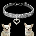 thumbnail image 2 of Mobutofu 1Set Chain for Dog with Decorative Heart Pendant in White Cloth, 2 of 8