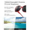 thumbnail image 5 of TINHAO Polarized Sunglasses Fit Over Glasses, Oversized Butterfly Sunglasses Over Glasses for Women UV Protection, 5 of 8