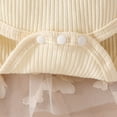 thumbnail image 7 of Baby Onesies Girl Baby Girl Clothes Infant Summer Outfits Cute Sweet Bow Print Mesh Ruffle Sleeveless Romper Headband Set, 7 of 7