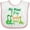 White and Pink, variant on Inktastic Mimi and Pop Love Me Grandson Dinosaur Boys Baby Bib