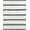 Black And White, Pattern 1, variant on Design&I 8'x10' Washable Area Rug Sleek Flatweave Pet Friendly Striped Farmhouse Front Ticking Varied Band Widths Borders Minimalist for King Size Bedroom, Under Bed