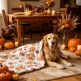 thumbnail image 5 of Celsvanis Fall Throw Blanket Pumpkin Leaf Print Soft Flannel Cover Multipurpose Cozy Blanket for Sofa Bed Indoor Home Thanksgiving Seasonal Decor 27.5"x39.5", 5 of 6