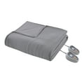 thumbnail image 6 of Beautyrest Electric Micro Fleece Heated Solid Blanket, Twin, Gray, 6 of 10