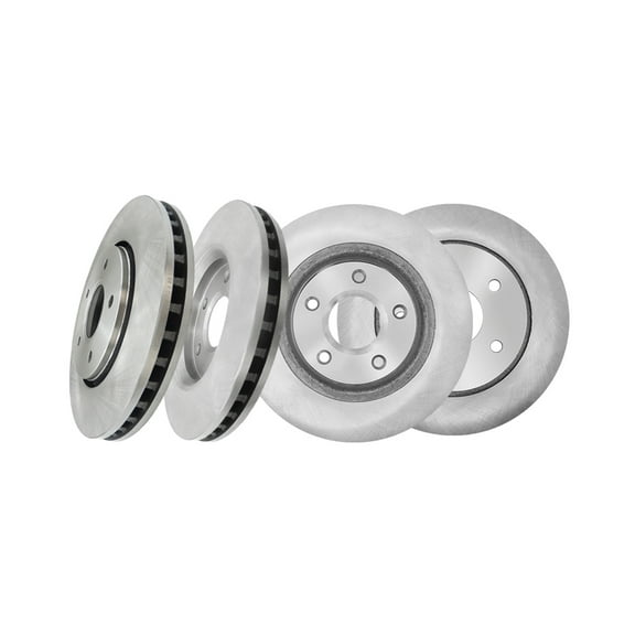 Set of 4 Front-Rear Disc Brake Rotors For 2009-2011 Dodge Journey