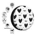 thumbnail image 5 of 14'' Love Lash Doodle Tire Cover, Universal Spare Wheel Covers, Dust-Proof, Water-Proof, Sun-Proof and Corrosion-Proof, 5 of 9