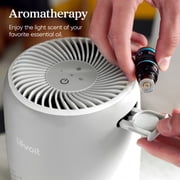 (3 pack) Levoit Core Mini-P 255 Sq Ft 3-Stage Filtration Desktop Air Purifier with Aromatherapy for Small Bedrooms and Nurseries, Gray