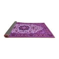 thumbnail image 2 of Ahgly Company Indoor Square Medallion Purple Traditional Area Rugs, 4' Square, 2 of 4