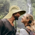 thumbnail image 6 of Tirrinia Sun Blocker Sun Hats for Men with Neck Flap and Wide Brim for Outdoor Camping, Hiking, Hunting, and Fishing, Sun Hat for Men, 6 of 8