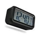 thumbnail image 3 of Mesa despertador reloj digital Dormitorio Sensor de temperatura Termómetro Termómetro de retroiluminación Calendario Portátil Snooze Relojes Hogar Negro Speravity EL006195-05B, 3 of 7