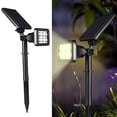 thumbnail image 3 of Lámpara de césped con Sensor de cuerpo humano, luz LED impermeable con energía Solar para jardín, hogar, jardín al aire libre, 3 of 8