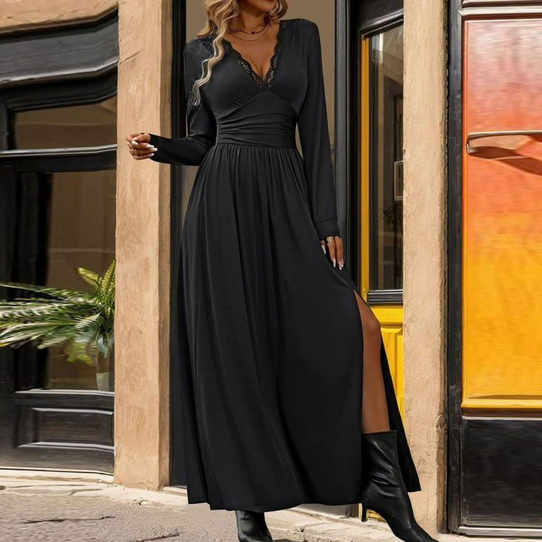 green emerald velvet dress 35 Prettiest Spring Wedding Guest Dresses From Amazon main image 0