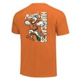 thumbnail image 3 of Men's Orange Miami Hurricanes Sketched Mascot Comfort Colors T-Shirt, 3 of 3