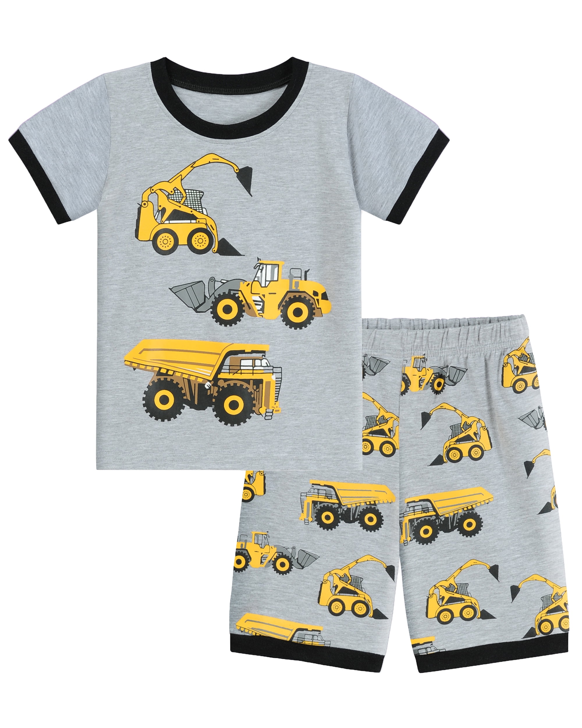 NWT 0-3 Gymboree Mr Tow Truck Pajamas Footed Dump Truck Mixer Peas and Carrots 