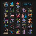 thumbnail image 5 of QualitChoice Halloween Decor Pumpkin Stencils Template for Painting DIY Drawing Painting Template Stickers, 5 of 5