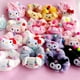 thumbnail image 2 of Coleteros de pelo de felpa para mujer y niña, banda elástica de Hello Kitty, Sanrio, Cinnamoroll, Multicolor, accesorios para el cabello, 2 of 4