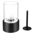thumbnail image 4 of GROWTH TANK Petit Noir de Table Feu Coupe-Vent Réchaud à Alcool Mini Foyer Bio Foyer pour Patio Balcon Maison Jardin Intérieur, 4 of 5