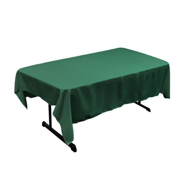TCpop60x90-TealP43 Polyester Poplin Rectangular Tablecloth, Teal - 60 x 90 in.