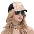 thumbnail image 5 of Lsque Geese and Flower Printed Trucker Hat - Baseball Cap for Men Women - Breathable Mesh Side, Adjustable Fit - for Casual Wear, 5 of 7