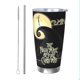 thumbnail image 1 of Vaso de 20 oz con tapa de Pesadilla antes de Navidad, vaso de viaje de acero inoxidable de doble pared con aislamiento al vacío, taza de café con aislamiento duradero, taza térmica con tapa, 1 of 7