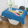 thumbnail image 2 of Yayeee Tablecloths 54" x 54" Rectangle Wrinkle Resistant Party Table Cover, Colorful Ice Cream Cat, 2 of 8
